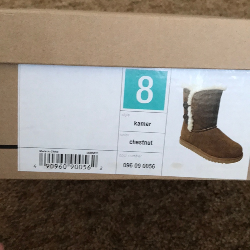 Dark brown boots